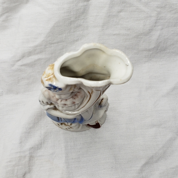 Vintage Colonial Lady China Bud Vase Japan - Picture 6 of 7